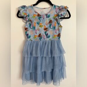 K8 Disney Princess Size 7/8 The Little Mermaid “New” Ariel Dress Tulle Skirt
